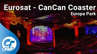 Eurosat  CanCan Coaster front seat onride 5K POV 60fps Europa Park [upl. by Kroo56]