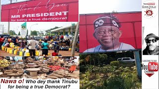 Nawa o Who dey thank Tinubu for being a true Democrat [upl. by Ettennal485]