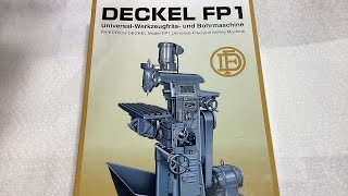 My new milling machine A Deckel FP1 112 scale model from FineMolds [upl. by Stutzman20]