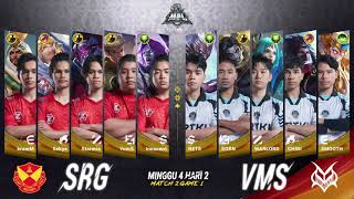 EN  SRG vs Team Vamos Game 1  MPL MY  WEEK 4 DAY 2  SEPTEMBER 28 2024 [upl. by Acemat]