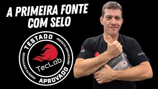 REVIEW FONTE GAMDIAS 750W A PRIMEIRA COM O SELO DE APROVAÃ‡ÃƒO TECLAB [upl. by Gruver]