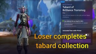 i completed my tcg tabard collection [upl. by Aicilyt968]