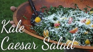 Kale Caesar Salad  Kitchen Vignettes  PBS Food [upl. by Katlaps425]