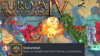 Eu4 Ardabil Shahanshah achievement hunt MADE EASY now with 300 more explosions💥💥💥 [upl. by Delogu]