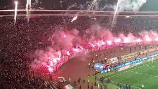 Crvena Zvezda Partizan derbi top navijači Delije [upl. by Aihsar]