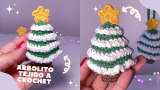 🎄🎄Arbolito Tejido a CROCHET Paso a paso🧶😉 [upl. by Eenimod878]