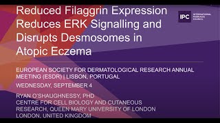 Reduced Filaggrin Expression Reduces ERK Signaling and Disrupts Desmosomes in Atopic Eczema [upl. by Cornew]