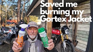 how to waterproof an adventure bike gortex jacket Nik Wax saved me burning this 950 jacket [upl. by Fabien]