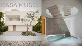 CASA MINIMALISTA CON RECORRIDOS INCREÍBLES  ¡te sorprenderá el interior [upl. by Liva]