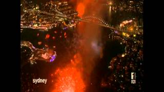 Sydney NYE2013  Shine  Midnight Fireworks Commentary Version [upl. by Oirifrop]