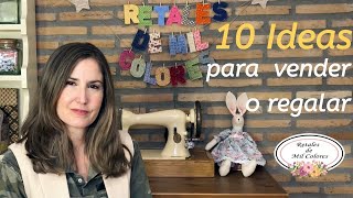 10 Ideas Fáciles y Rápidas para Vender o Regalar con Patrones Gratis [upl. by Jerrylee]