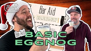 Basic Eggnog Cocktail Recipe from the Bar Aid  Episode 12 The Vintage Bartender [upl. by Derdlim377]