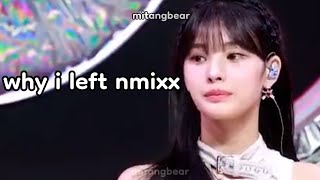 jinis reaction when asked why she left nmixx [upl. by Bander]