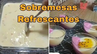 2 Sobremesas para o Verãoreceitas [upl. by Harihat257]