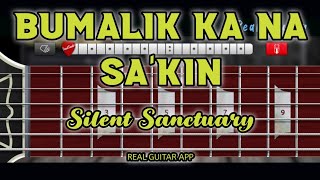 Bumalik Ka Na Sakin  Silent Sanctuary  Real Guitar App Cover [upl. by Hallerson97]