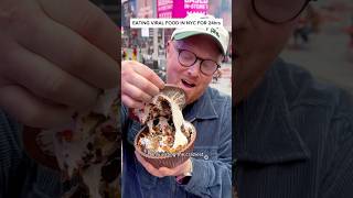 TRYING VIRAL FOOD FOR 24 HRS nyc food nycfood goodeats sandwhich [upl. by Sayer226]