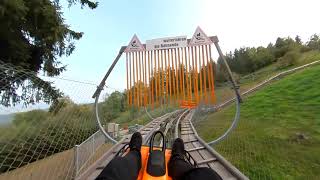 Corona Coaster  Alpine Coaster  Wiegand  Onride  POV [upl. by Inotna]