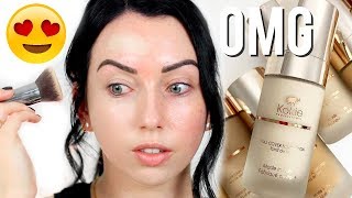 BEST NEW DRUGSTORE FOUNDATION Kokie Full Coverage Matte Foundation Review amp Demo [upl. by Fenelia956]