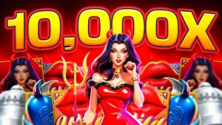 WE TRIED THE NEW DEVILICIOUS SLOT WITH A 10000x POTENTIAL Bonus Buys [upl. by Sonitnatsnoc317]