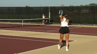 Maple Grove Girls Tennis Edges Wayzata [upl. by Alihs]