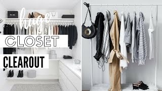 Huge Closet Clearout  Before amp After Closet Tour ♡ The Style Insider [upl. by Chester156]