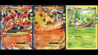 Extreme Damage Mega Blaziken ExSimisage Deck With Insane Draw Power and Healing [upl. by Yecram]