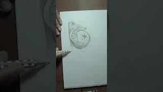 easy way orange drawing step by step for beginners  Orange drawing easly  fruit drawing tutorials [upl. by Keary418]