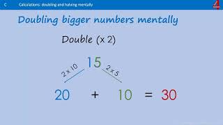 Doubling Numbers using Partitioning [upl. by Mayworm307]