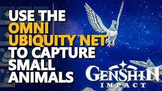 Use the Omni Ubiquity Net to capture small animals Genshin Impact [upl. by Retsub]