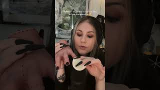 ASMR  Thing didn‘t like the black nailpolish ☹️🖤💅 asmr halloweenasmr [upl. by Rosenthal]