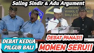 DEBAT PANAS MOMEN SERU Debat Kedua Pilgub Bali 2024 Koster Giri vs Mulya Pas [upl. by Notlew]