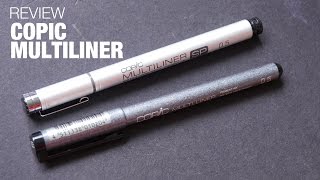 Review Copic Multiliner amp SP Pens [upl. by Fiorenza279]