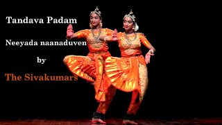 Tandava Padam by The Sivakumars  Sridevi Nrithyalaya  Bharathanatyam Dance [upl. by Kotto261]