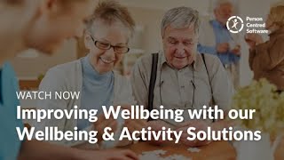 Improving Wellbeing with our Wellbeing amp Activity Solutions [upl. by Yona]