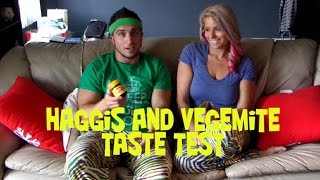 Haggis and Vegemite Taste Test w Tracy Busker [upl. by Spooner]