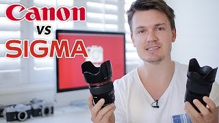 Sigma 35mm 14 Art vs Canon 35mm 14L  In Depth Comparison [upl. by Schreck]