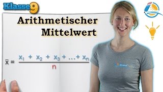 Arithmetischer Mittelwert Durchschnitt berechnen  Klasse 9 ★ Wissen [upl. by Leventis]