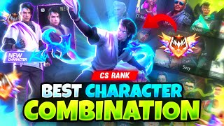 CS Rank Best Character Combination  Best Character Combination For Clash Squad Ranked CS Rank Tips [upl. by Kilam62]