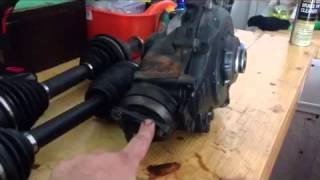 How to remove front deferential on 2000 BMW x5 [upl. by Schifra28]