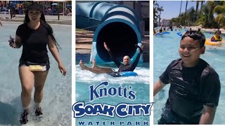 Knotts Soak City Water Park Summer 2024 Food Wave Pool Lazy River Water Slide [upl. by Sivraj]