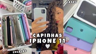 ASMR CAPINHAS DA SHEIN IPHONE 11  coleção  shopee 🤍 [upl. by Aseret]