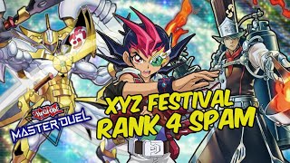 XYZ Festival Rank 4 Spam Deck  YuGiOh Master Duel  Gameplay  Deck [upl. by Lello516]