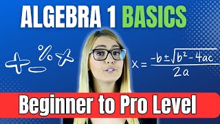 Algebra 1 Basics for Beginners [upl. by Ikaz]