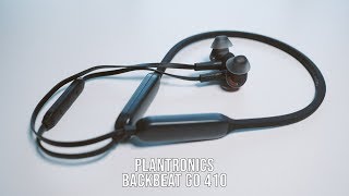 Plantronics BackBeat Go 410 Review  Wireless Active NoiseCanceling Earbuds [upl. by Kate618]