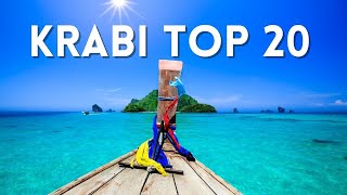 KRABI Things to Do  20 Amazing Sights in KRABI THAILAND [upl. by Navnod]