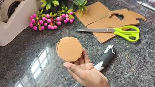 Home made Paper cup lampcraft tamil [upl. by Yecnahc]