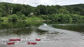 Top Race® Remote Control RC Boat Speed of 30 Mph Professional Series TR1200 [upl. by Atikin778]