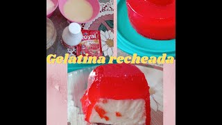 GELATINA RECHEADA DELICIOSA 😋 [upl. by Evaleen]