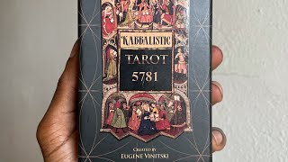 Kabbalistic Tarot 5781 UNBOXING amp FLIP THROUGH [upl. by Knitter]