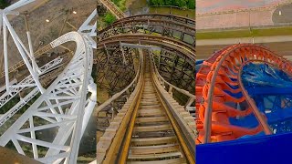 10 Of The Best Roller Coasters in the UK Front Seat POVs [upl. by Olympe]